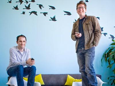埃文·威廉姆斯(Evan Williams)和比兹·斯通(Biz Stone) 埃文·威廉姆斯(Evan Williams)和比兹·斯通(Biz Stone)